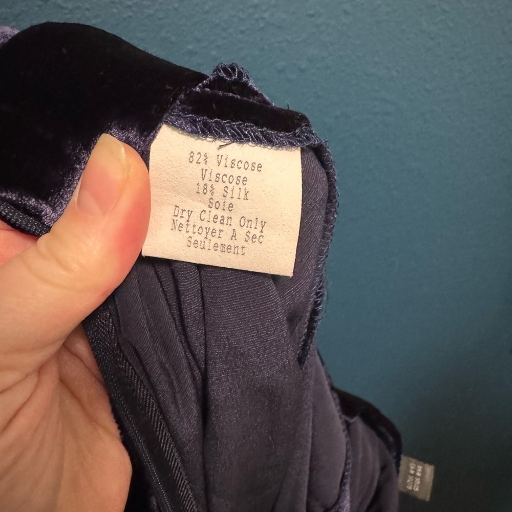 Lafayette 148 Velvet Top and Pants Set 4 - Picture 11 of 13